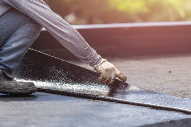 Professional Waterproofing technician working in Boggstown, IN